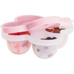 Porta Papinha de Silicone com Tampa Rosa 240ml (6m+) - Pimpolho