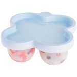 Porta Papinha de Silicone com Tampa Azul 240ml (6m+) - Pimpolho