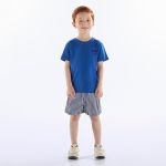 Camiseta c/ Bermuda em meia malha Runner Azul Monaco - Up Baby