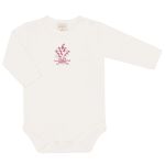 Body longo c/ Calça (Mijão) em algodão egípcio Lavandas - Mini & Co.