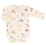 Body longo c/ Calça (Mijão) em algodão egípcio Little Farm - Mini & Co.
