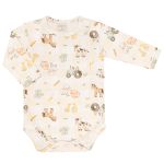 Body longo c/ Calça (Mijão) em algodão egípcio Little Farm - Mini & Co.