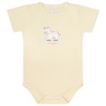 Body curto c/ Short em algodão egípcio Little Farm - Mini & Co