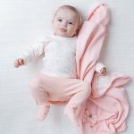 Manta em tricot Provence Rosa - Mini & Co.