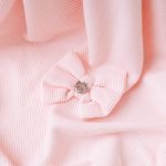 Manta em tricot Provence Rosa - Mini & Co.