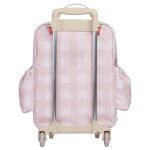 Mochila com rodinhas + Lancheira Térmica Kids Margaridas - Masterbag Kids
