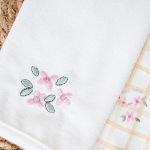 Kit com 2 toalhinhas de boca atoalhadas Passarinhos - Mini & Co.