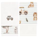 Kit com 2 toalhinhas de boca atoalhadas Savana - Mini & Co.