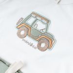 Body longo c/ Calça em algodão egípcio Savana - Mini & Co.