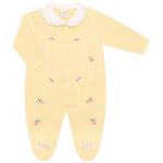 Macacão longo c/ golinha em tricot Passarinhos - Mini & Co.