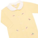 Macacão longo c/ golinha em tricot Passarinhos - Mini & Co.