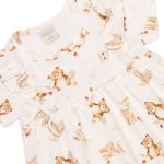 Body Vestido babadinhos em algodão egípcio Forest - Mini & Co.