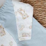 Body longo c/ Calça (Mijão) em algodão egípcio Ursinho Vintage - Mini & Co.