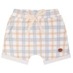 Body curto c/ Short em algodão egípcio Ursinho Vintage Xadrez - Mini & Co