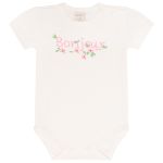 Body curto c/ Short babadinhos em algodão egípcio Passarinhos - Mini & Co.