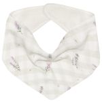 Babador Bandana em atoalhado Lavandas - Mini & Co.