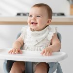 Babador Bandana em atoalhado Lavandas - Mini & Co.