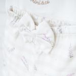 Body curto c/ Short em algodão egípcio Lavandas - Mini & Co.