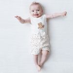 Body regata c/ Short Laço em algodão egípcio Forest - Mini & Co.
