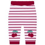 Body longo c/ Calça (Mijão) em ribana Cerejinhas - Mini & Co.