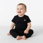 Calça (Mijão) em algodão egípcio Preto - Mini & Co.
