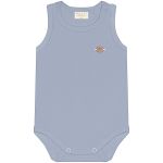 Body regata em algodão egípcio Azul Niagara - Mini & Co.