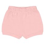 Shorts em algodão egípcio Rosa Antigo - Mini & Co.