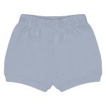 Shorts em algodão egípcio Azul Niagara - Mini & Co.