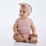 Body regata em suedine Abelhinhas - Up Baby