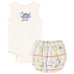 Body regata c/ Cobre Fralda em suedine Dinossaurinhos - Up Baby