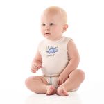 Body regata c/ Cobre Fralda em suedine Dinossaurinhos - Up Baby