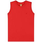 Regata em meia malha Vermelho Alert - Up Baby