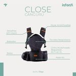 Canguru Close 5 em 1 Multiuso 0-15kg - Infanti