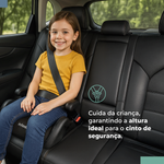 Booster Assento Elevatório Andiamo Cinza 15-36kg Grupos 2 e 3 - Infanti