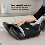 Booster Assento Elevatório Andiamo Cinza 15-36kg Grupos 2 e 3 - Infanti