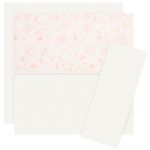 Jogo de lençol 3 peças para berço em malha Provence Rosa - Mini & Co.