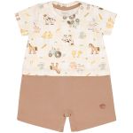 Macacão curto em algodão egípcio Little Farm - Mini & Co.