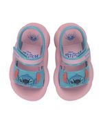Sandália Stitch Disney Pump Puff Azul e Rosa - Grendene Kids