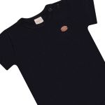Body curto em algodão egípcio Preto - Mini & Co.
