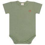 Body curto em algodão egípcio Verde Escuro - Mini & Co.