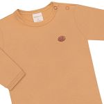 Body longo em algodão egípcio Caramelo - Mini & Co.