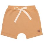 Shorts em algodão egípcio Caramelo - Mini & Co.