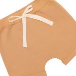 Shorts em algodão egípcio Caramelo - Mini & Co.