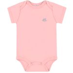 Body curto em suedine Rosa - Up Baby