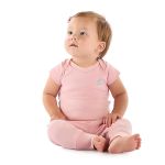 Body curto em suedine Rosa - Up Baby