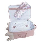 Mala com rodinhas + Mochila Noah + Necessaire Flora - Masterbag