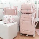 Mala com rodinhas + Mochila Noah + Necessaire Flora - Masterbag