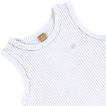 Regata em ribana Branco - Up Baby