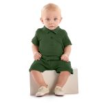 Short em Moletom Verde Bronze - Up Baby