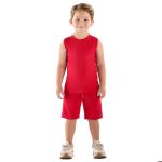 Regata em meia malha Vermelho - Up Baby